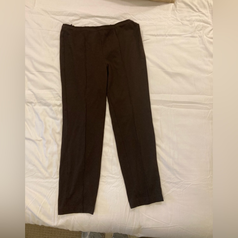 Chocolate brown slacks